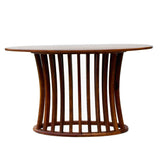 pedestal table - draft wood table - desk