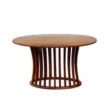 oval table - rosewood table - oriental center table