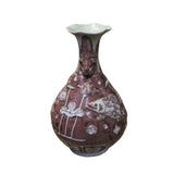 red vase - porcelain vase - fish flower vase