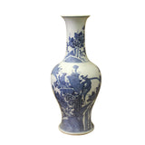 blue white vase - Chinese vase - porcelain vase