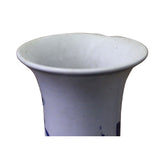 Chinese Vintage Blue White Porcelain Flower Birds Vase cs5202S