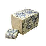 Chinese Blue White Square Porcelain People Scenery Accent Jar cs5203S