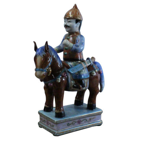 horse figure - oriental horse - ceramic horse figure