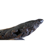 bamboo art - bamboo carving figure - oriental dragon figure