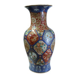 Vintage Chinese Oriental Imari Mixed Color Porcelain Decor Vase cs5271S