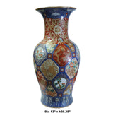 Vintage Chinese Oriental Imari Mixed Color Porcelain Decor Vase cs5271S