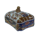 oriental porcelain  - late 20th century - blue ceramic urn