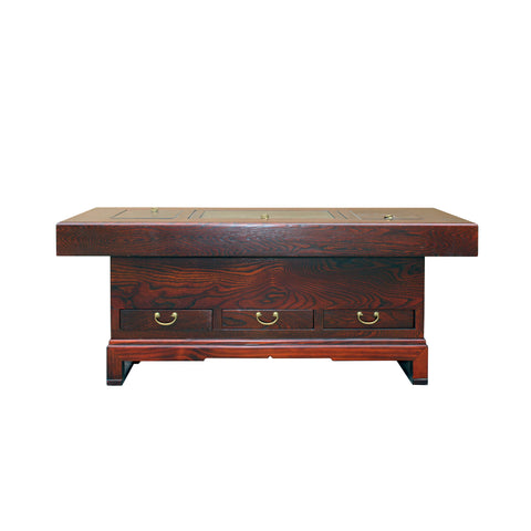 coffee table - kang table - rustic wood table