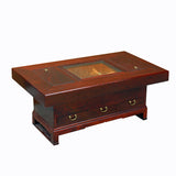 coffee table - kang table - rustic wood table