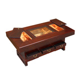 coffee table - kang table - rustic wood table