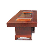 Oriental Rectangular Bold Thick Wood Drawers Coffee Table cs5305S
