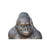 Large Size Handmade Brown Bronze Metal Ape Monkey Figure cs5315S