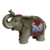 Ceramic Elephant Trunk Up Color Dressing Character Decor Figure cs5449S