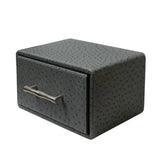 Oriental Handle Hardware Gray Rectangular Container Box Large cs5520BS