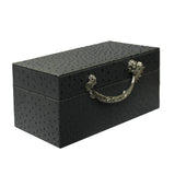 Oriental Handle Hardware Gray Rectangular Container Box Large cs5521S