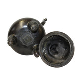 Chinese Oriental Dark Brown Bronze Metal Incense Burner Display cs5523S