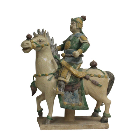 ceramic horse - ancient chinese horse  - horse figure