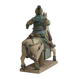 Chinese Vintage Handmade Ceramic Warrior On Horse Figure cs5525S