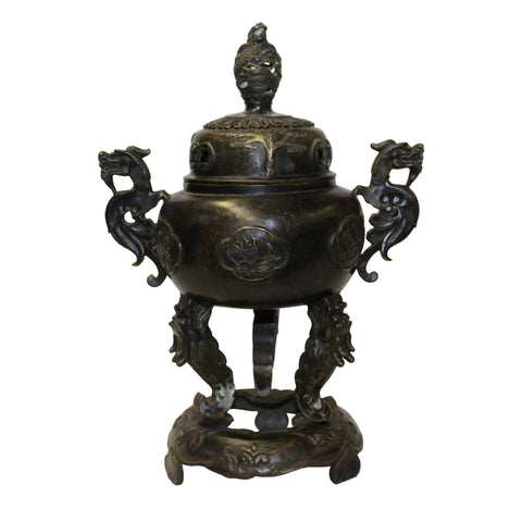 Incense burner - metal incense burner - Chinese ding