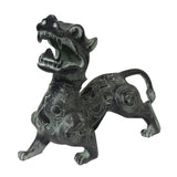 Chinese Oriental Green Bronze-ware Home Decor Pixiu Display cs5533S