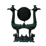 Chinese Oriental Green Bronze-ware Home Decor Display cs5538S