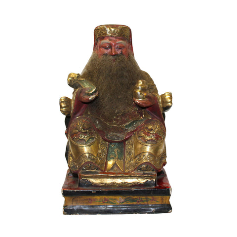 Home guardian figure - Chinese deity figure - Ancient Fortune god