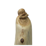 happy buddha - laughing buddha - wood carved buddha