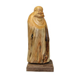 happy Buddha - laughing Buddha - wood carved buddha