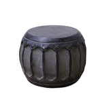 round stone base - garden statue - stone step stone