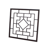 Quality Handmade Chicken Feather Wood Square Wall Panel cs5608S
