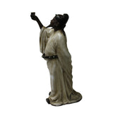 ancient scholar - oriental ceramic figure - chinese old man