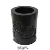 Handmade Chinese Hua Li Rosewood Carving Brush Pen Brush Holder cs5620S