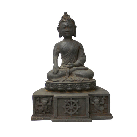 iron Budha - Metal Buddha - Zen Buddha