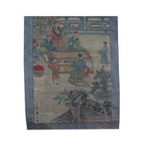 Chinese Court House People Color Ink Scroll Painting Museum Quality Wall Art cs5646S