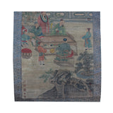 Chinese Court House People Color Ink Scroll Painting Museum Quality Wall Art cs5646S