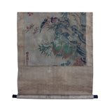 Chinese Flower Birds Color Ink Scroll Painting Museum Quality Wall Art cs5647S