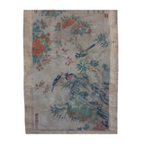 Chinese Flower Birds Color Ink Scroll Painting Museum Quality Wall Art cs5647S