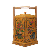 lacquer box - vintage wood box - Chinese box