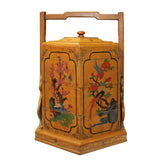 lacquer box - vintage wood box - Chinese box