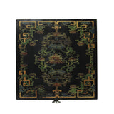 lacquer box - vintage wood box - Chinese box