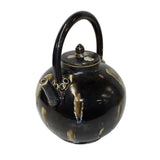 Chinese Ware Brown Black Glaze Ceramic Jar Vase Teapot Display Art cs5662S