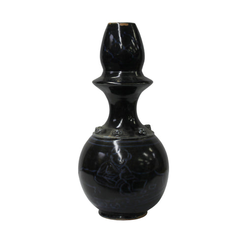 Ceramic Vase - blue Vase - Chinese scenery