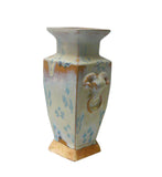 Chinese Rustic Light Blue Glaze Ceramic Vase cs567-16S