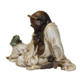 Chinese Oriental Ceramic Vintage Finish Ancient Old Man Toad Figure cs5675S