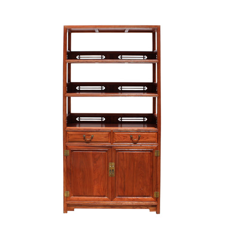 bookcase - display cabinet - rosewood cabinet
