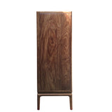 Huali Rosewood Minimalist Shutter Doors Bookcase Credenza Cabinet cs5839S