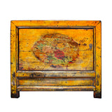 Gansu cabinet - yellowish orange - console cabinet