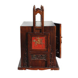 Vintage Chinese Fujian Golden Carving Wedding Trunk Cabinet cs5857S