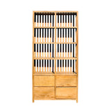 bookcase - display cabinet - wood cabinet
