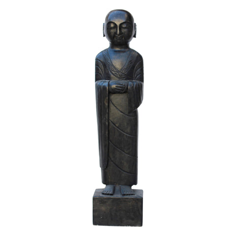 stone lohon - zen garden statue - monk statue